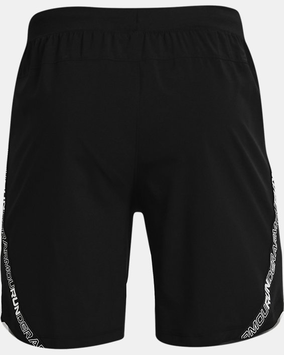 Herren UA Launch Run Tape Shorts (18 cm), Black, pdpMainDesktop image number 6